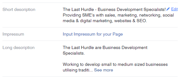 How to change your Facebook Business Page name