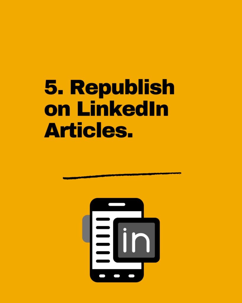 10 Quick Ways to Repurpose a Blog Post - sixth slide in this series featuring the tips from the above section